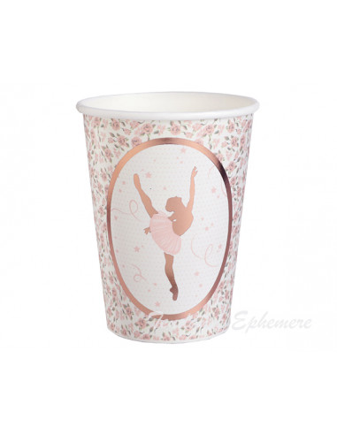 Gobelet Carton Anniversaire Danseuse 2 60