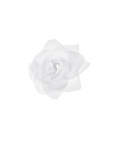 24 Roses Blanches Adhesives 9cm Decoration Van Mariage 11 80