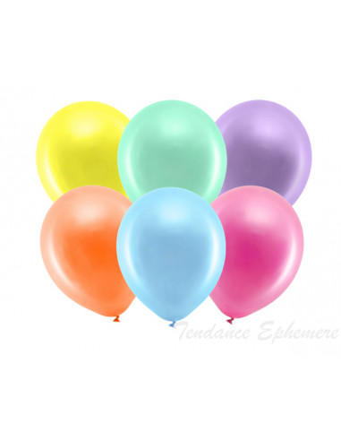 Grossiste 100 Ballons latex Multicolores 23 cm, Réservé aux professionnels