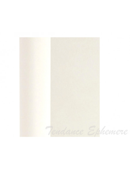 Nappe papier tendance lin blanche 25 m