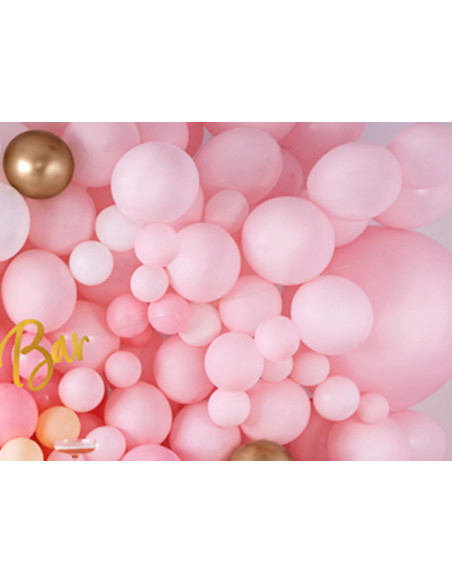 10 Ballons Métalliques Rose Bonbon 27cm - Baby Shower - 2.10€